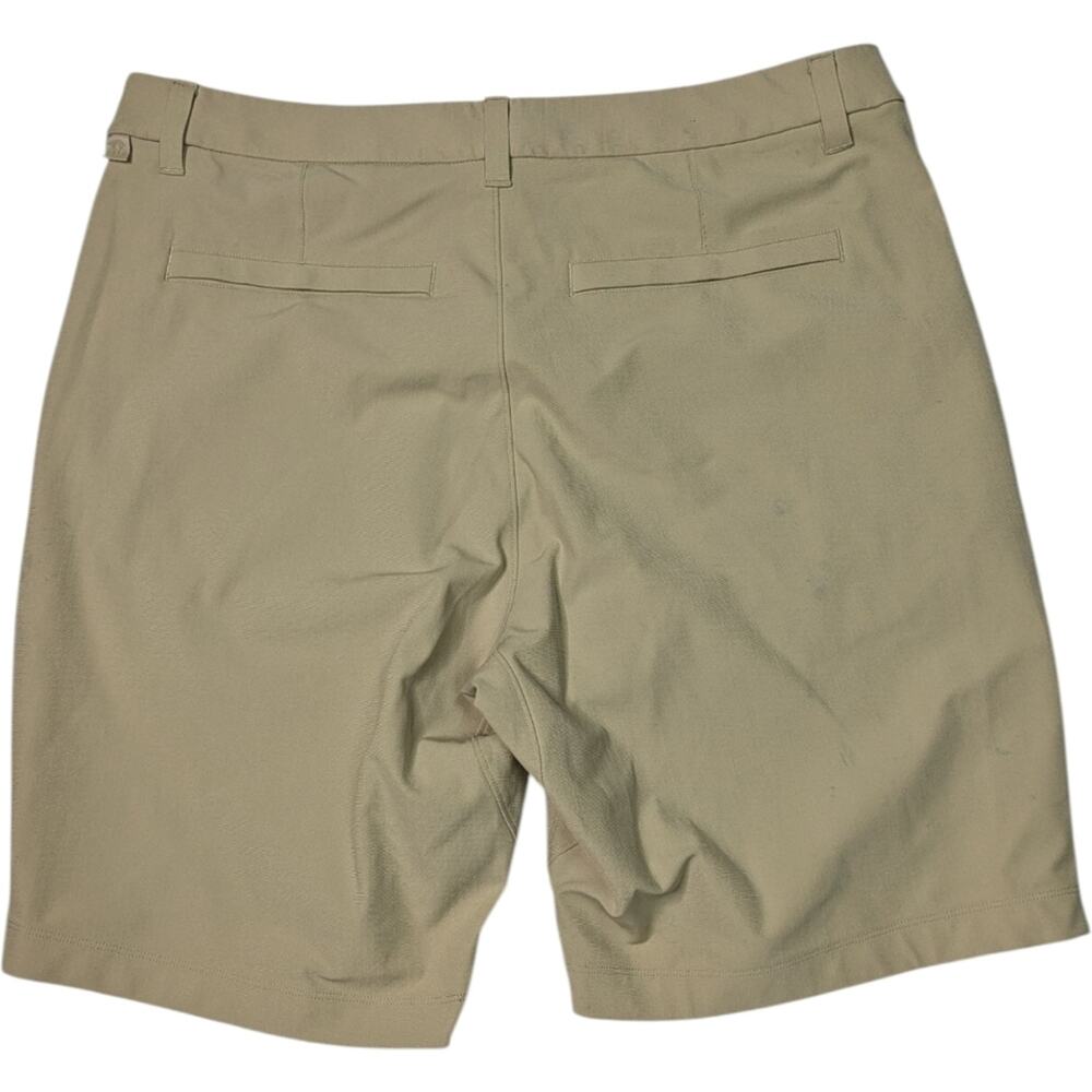 Lululemon Commission Shorts 34 Tan Classic Fit Golf Zipper Pocket Athletic Casua - Picture 4 of 7